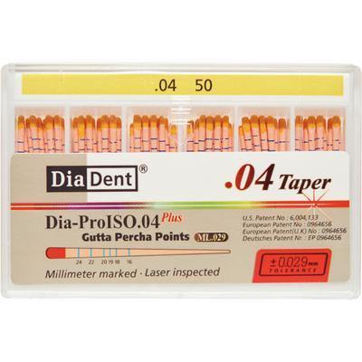 Dia-Pro ISO GT™ Taper Gutta Percha Points – MI.029, 60/Box