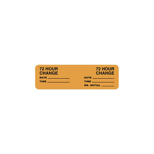 Tubing Change Label, W3