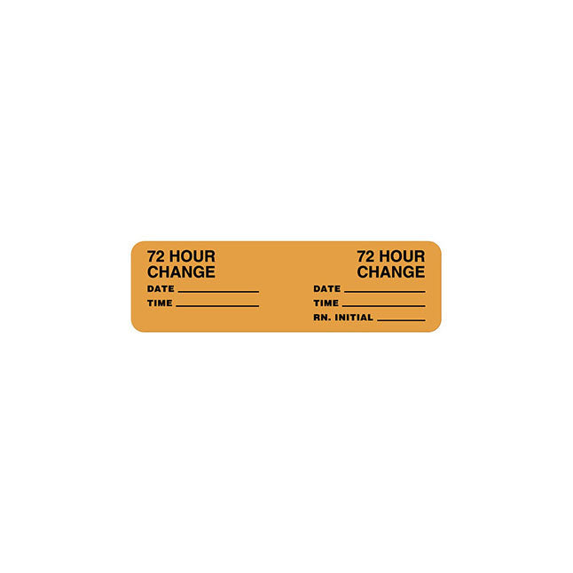 Tubing Change Label, W3