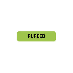 Pureed, Nutrition Communication Label, W1-1/4