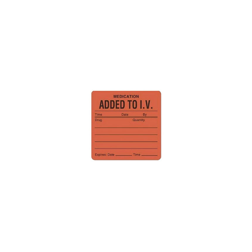Medical Label, W2-1/2
