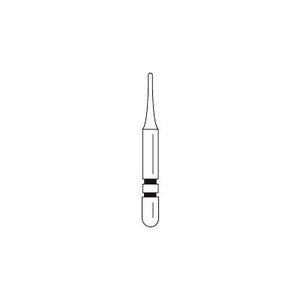Two Striper® Break Contact Diamond Burs – FG Standard, Round End, 5/Pkg