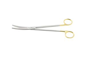 HiTeck Mayo Scissor, Curved, Beveled Blades, Tungsten Carbide, 23CM