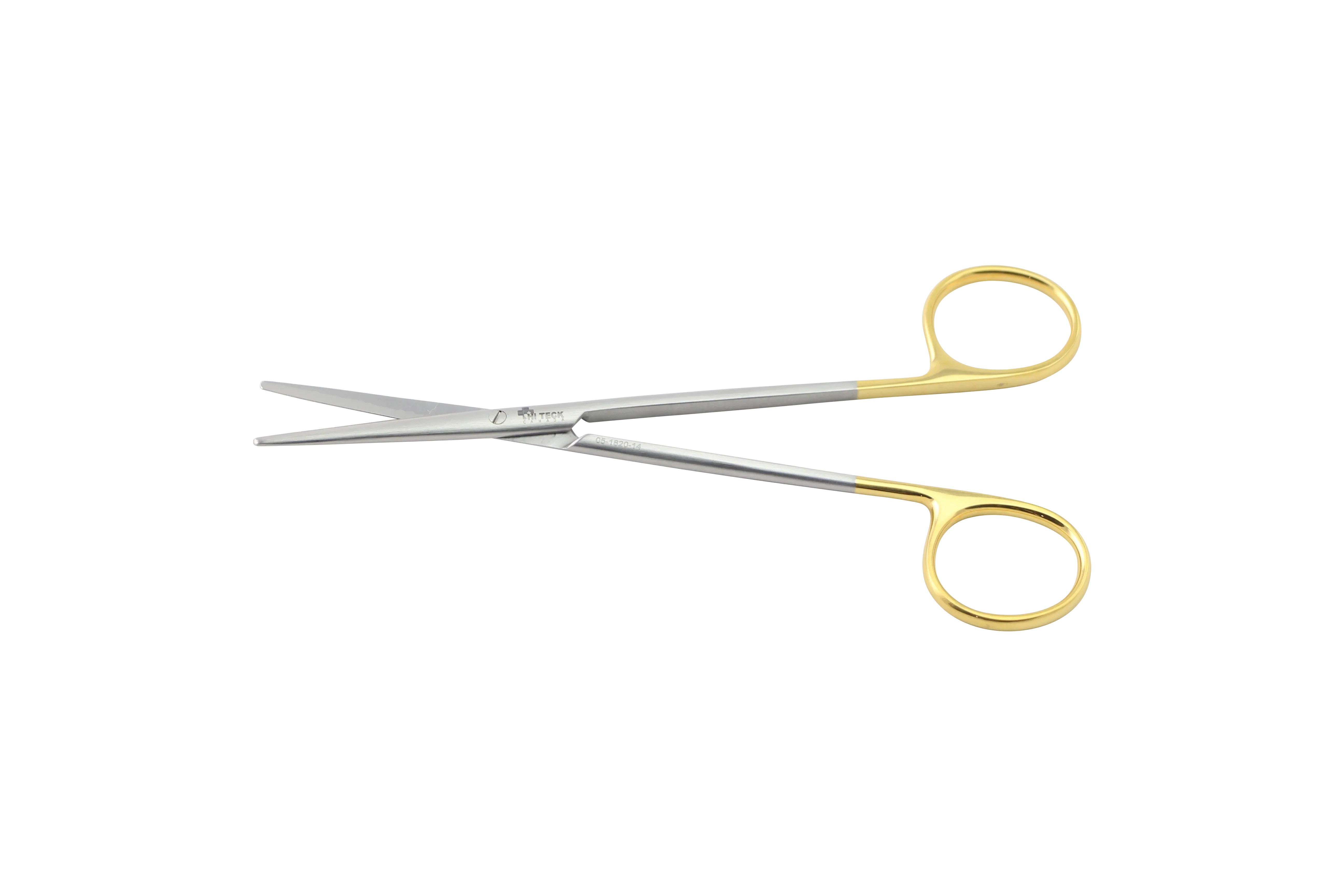 HiTeck Metzenbaum Fine (Delicate) Scissor, Straight, Blunt, Tungsten Carbide, 14.5CM