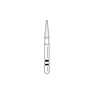 Two Striper® Diamond Burs – FG, Fine, Red, Cone, 5/Pkg