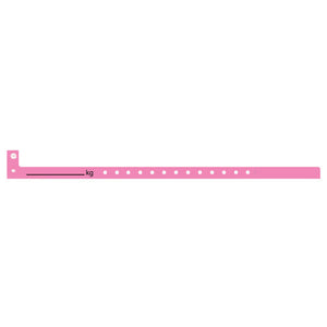 Identification Wristband, Plastic, Printed KG
