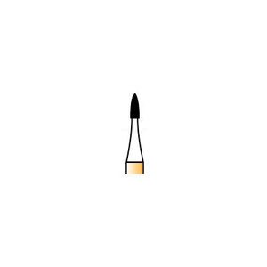 Alpen® Carbide Trimming and Finishing Burs – FG, Flame 12 Flutes, Point End, 5/Pkg