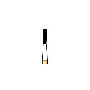 Alpen® Carbide Trimming and Finishing Burs – FG, Long Pear 12 Flutes, Round End, 5/Pkg