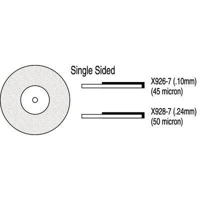 Thin-Flex® Diamond Discs – Single-Sided with Mandrel, 7/8