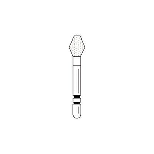 Two Striper® Diamond Burs – FG, Coarse, Green, Barrel, 5/Pkg