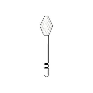 Two Striper® Diamond Burs – FG, Coarse, Green, Barrel, 5/Pkg