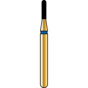 Alpen® Multi Use Diamond Burs – FG, Coarse, Blue, Cylinder Round End, 5/Pkgc