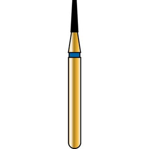 Alpen® Multi Use Diamond Burs – FG, Coarse, Blue, Cone, Tapered Flat End, 5/Pkg