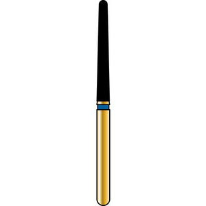 Alpen® Multi Use Diamond Burs – FG, Coarse, Blue, Cone, Long Tapered Round End, 5/Pkg