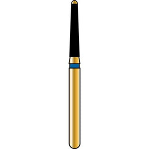Alpen® Multi Use Diamond Burs – FG, Coarse, Blue, Cone, # 851, Tapered Round Safe End, 5/Pkg