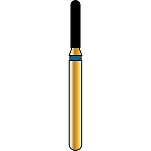 Alpen® Multi Use Diamond Burs – FG, Coarse, Blue, Cylinder Round End, 5/Pkgc