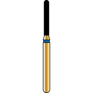 Alpen® Multi Use Diamond Burs – FG, Coarse, Blue, Cylinder Round End, 5/Pkgc