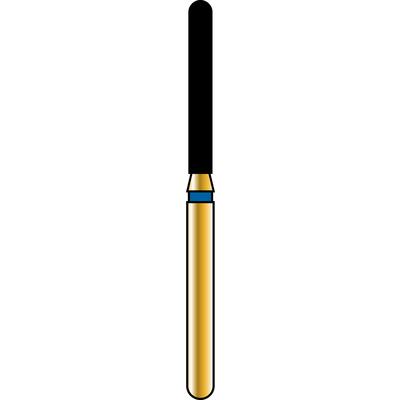 Alpen® Multi Use Diamond Burs – FG, Coarse, Blue, Cylinder Round End, 5/Pkgc