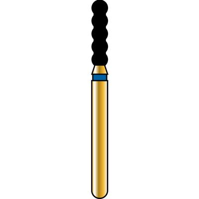 Alpen® Multi Use Diamond Burs – FG, Super Coarse, Black, Cylinder, 5/Pkg