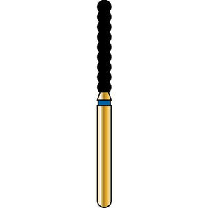 Alpen® Multi Use Diamond Burs – FG, Coarse, Blue, Striated Cylinder, 5/Pkg
