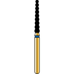 Alpen® Multi Use Diamond Burs – FG, Coarse, Blue, Striated Cylinder, 5/Pkg