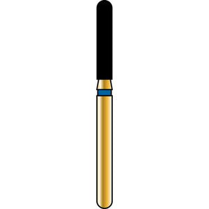 Alpen® Multi Use Diamond Burs – FG, Coarse, Blue, Cylinder Round End, 5/Pkgc