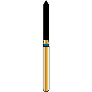 Alpen® Multi Use Diamond Burs – FG, Super Coarse, Black, Cylinder, 5/Pkg