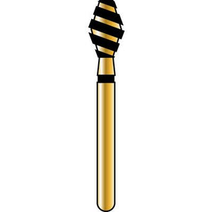 Alpen® TurboCut™ Diamond Burs – FG, Super Coarse, Black, 5/Pkg