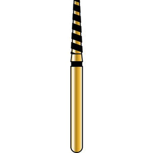 Alpen® TurboCut™ Diamond Burs – FG, Super Coarse, Black, 5/Pkg