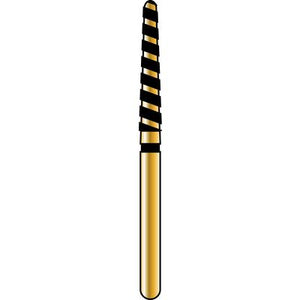 Alpen® TurboCut™ Diamond Burs – FG, Super Coarse, Black, 5/Pkg