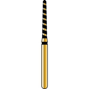 Alpen® TurboCut™ Diamond Burs – FG, Super Coarse, Black, 5/Pkg
