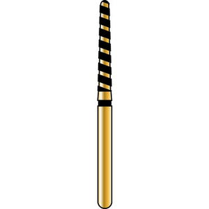 Alpen® TurboCut™ Diamond Burs – FG, Super Coarse, Black, 5/Pkg