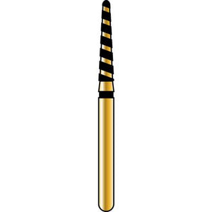 Alpen® TurboCut™ Diamond Burs – FG, Super Coarse, Black, 5/Pkg