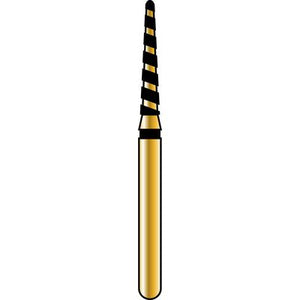 Alpen® TurboCut™ Diamond Burs – FG, Super Coarse, Black, 5/Pkg