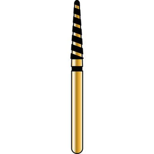 Alpen® TurboCut™ Diamond Burs – FG, Super Coarse, Black, 5/Pkg