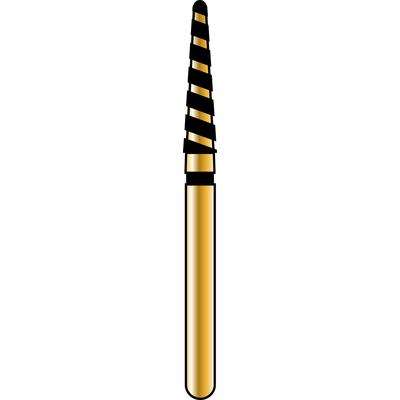 Alpen® TurboCut™ Diamond Burs – FG, Super Coarse, Black, 5/Pkg