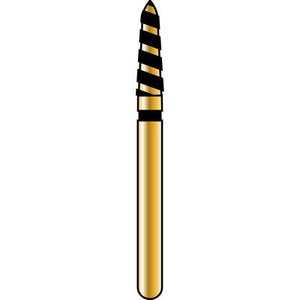 Alpen® TurboCut™ Diamond Burs – FG, Super Coarse, Black, 5/Pkg