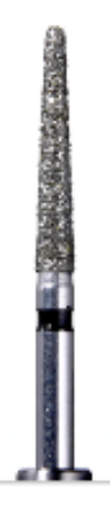 Diamond Bur, Round End Taper 10/pk