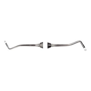 Condenser/Plugger – # 1/4, Serrated, Standard Handle, Double End