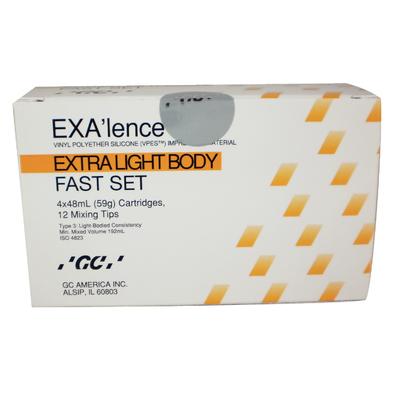 EXA’lence™ VPES Impression Material – 48 ml Cartridge, Refill with Tips, 4/Pkg