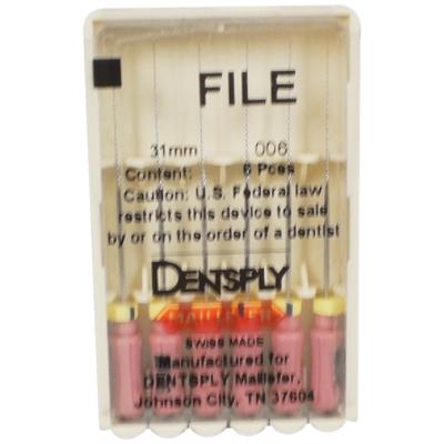 K Type Files – Stainless Steel, Color Coded Plastic Handle -31mm