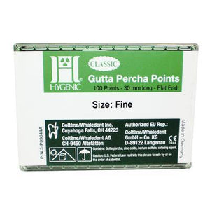 Gutta Percha Points, 100/Box
