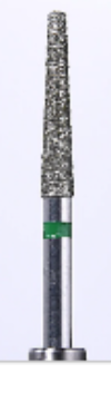 Diamond Bur, Flat End Taper 10/pk