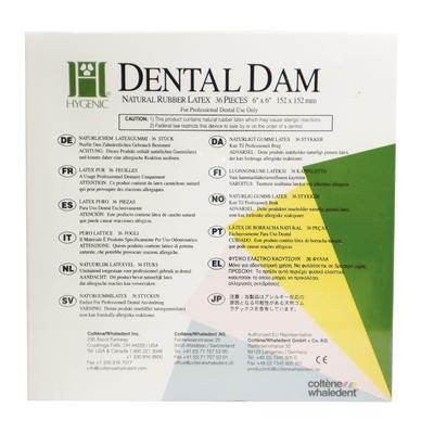 Hygenic® Latex Dental Dam – Children's, Ready Cut, 5
