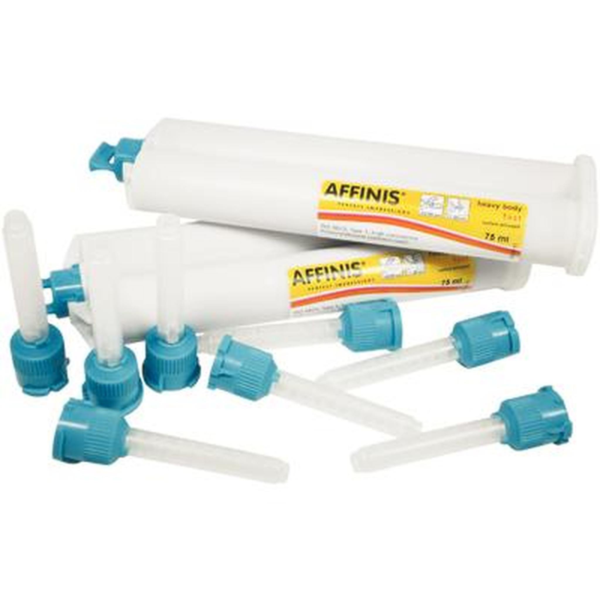 Affinis A-Silicone Wash and Tray Material Impression Material, 2 x 50 ml Cartridge System