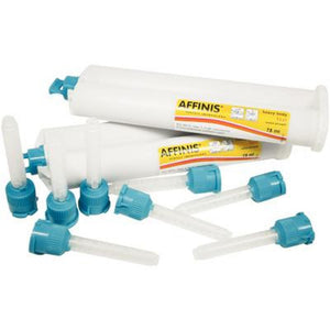 Affinis A-Silicone Wash and Tray Material Impression Material, 2 x 50 ml Cartridge System