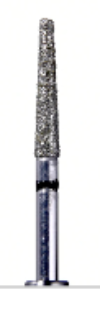 Diamond Bur, Flat End Taper 10/pk