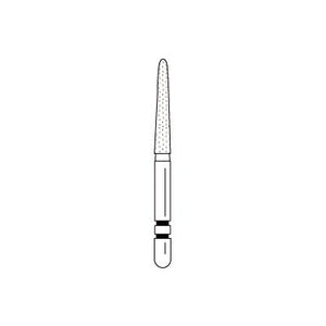 Two Striper® Diamond Burs – FG, Coarse, Green, Flame, 5/Pkg