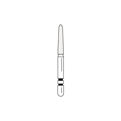 Two Striper® Diamond Burs – FG, Coarse, Green, Flame, 5/Pkg