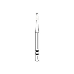 Two Striper® Diamond Burs – FG, Coarse, Green, Flame, 5/Pkg